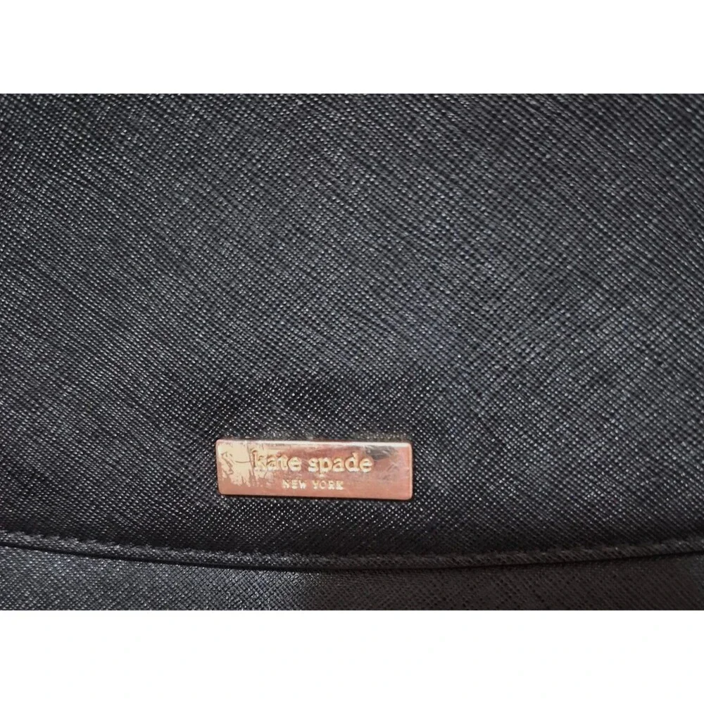 Kate Spade Black Saffiano Leather Limited Edition Crossbody Bag Chain Strap